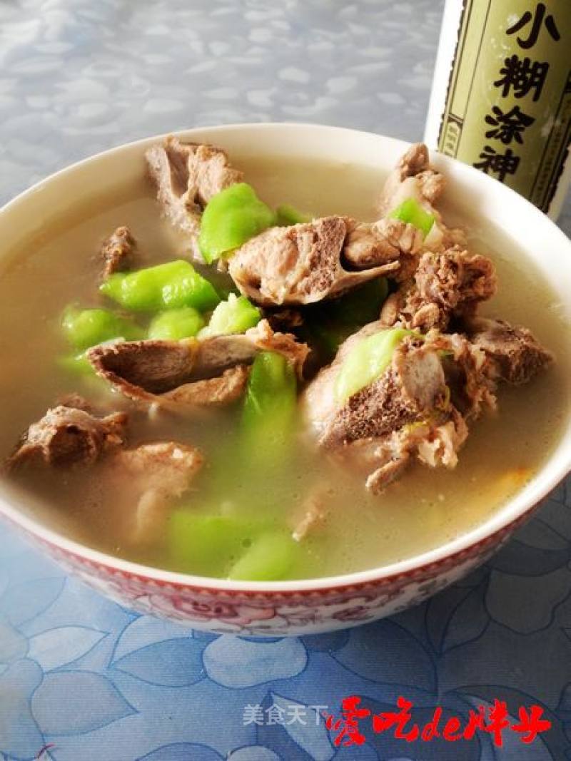 Loofah Big Bone Soup recipe