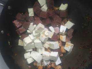 Pork Stewed Duck Blood Tofu recipe