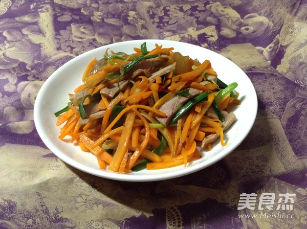 Stir-fried Carrots with Bacon recipe