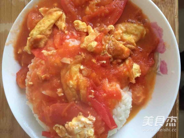 Tomato and Egg Rice Bowl recipe