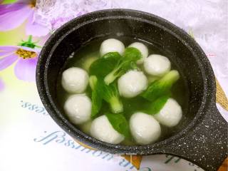 Quail Egg Fish Ball Soup recipe