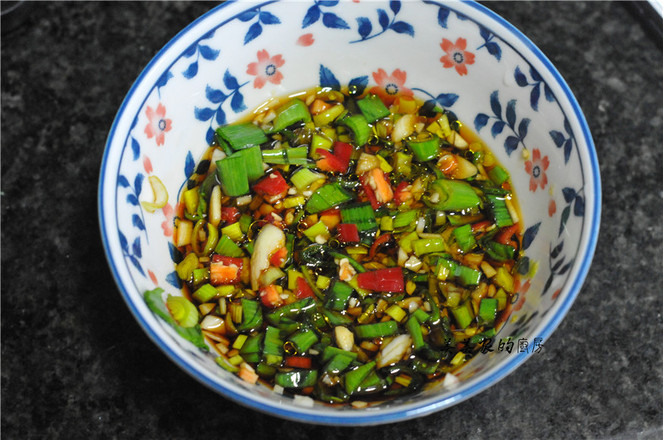 Preserved Cucumber Egg with Cold Dressing recipe