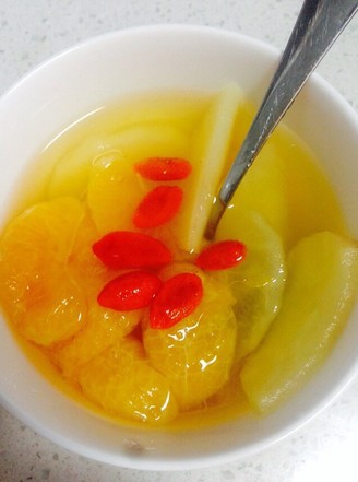 Apple Orange Goji Berry Soup