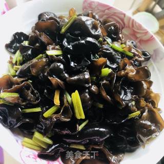 Celery Black Fungus recipe