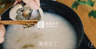 A Cook-made Enamel Pot Cooks Crab Porridge that Will "bloom" recipe