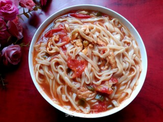 Tomato and Egg Noodles recipe