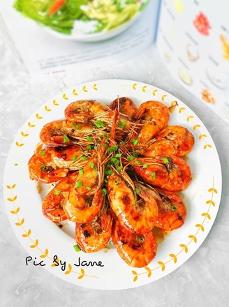 Soy Sauce King Mustard Prawns recipe