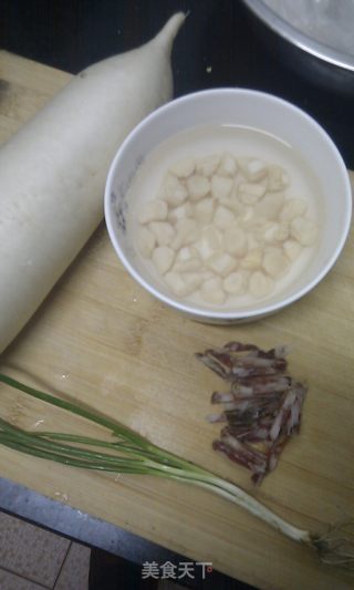 The Favorite of Office Workers-roasted White Jade Radish with Scallops recipe