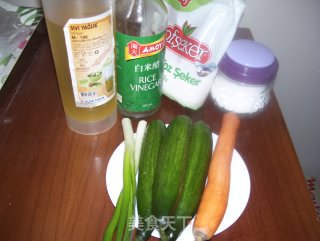 Fried and Sour Melon Strips recipe