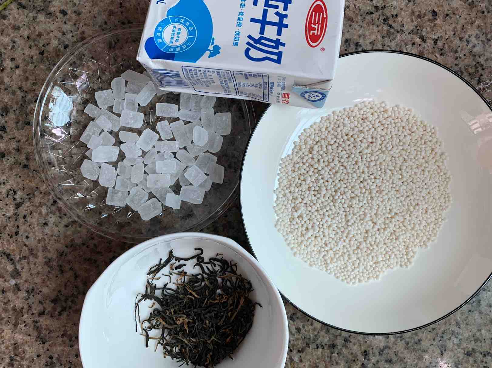 Sago Milk Tea recipe