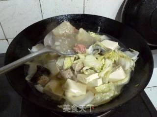 Cabbage Tofu Meatball Soup recipe