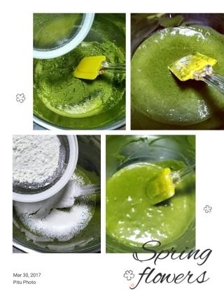 Matcha Red Bean Swiss Roll (reference Size: 1 Piece) recipe