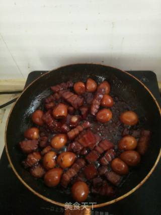 Braised Pork with Quail recipe