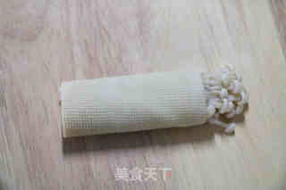 Shacha Pan-fried Bean Curd Enoki Mushroom Roll recipe