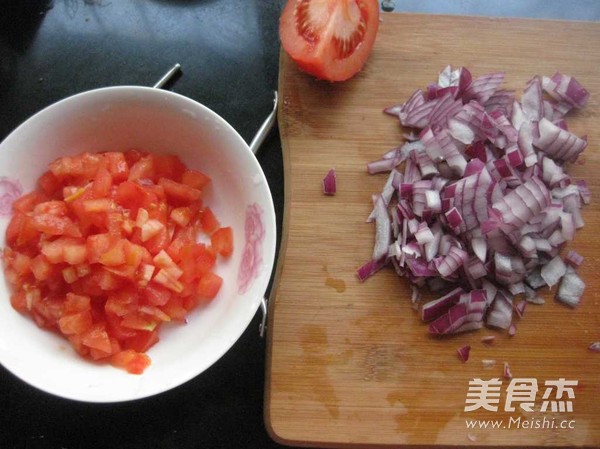 Baked Rice with Tomato Meat Sauce recipe