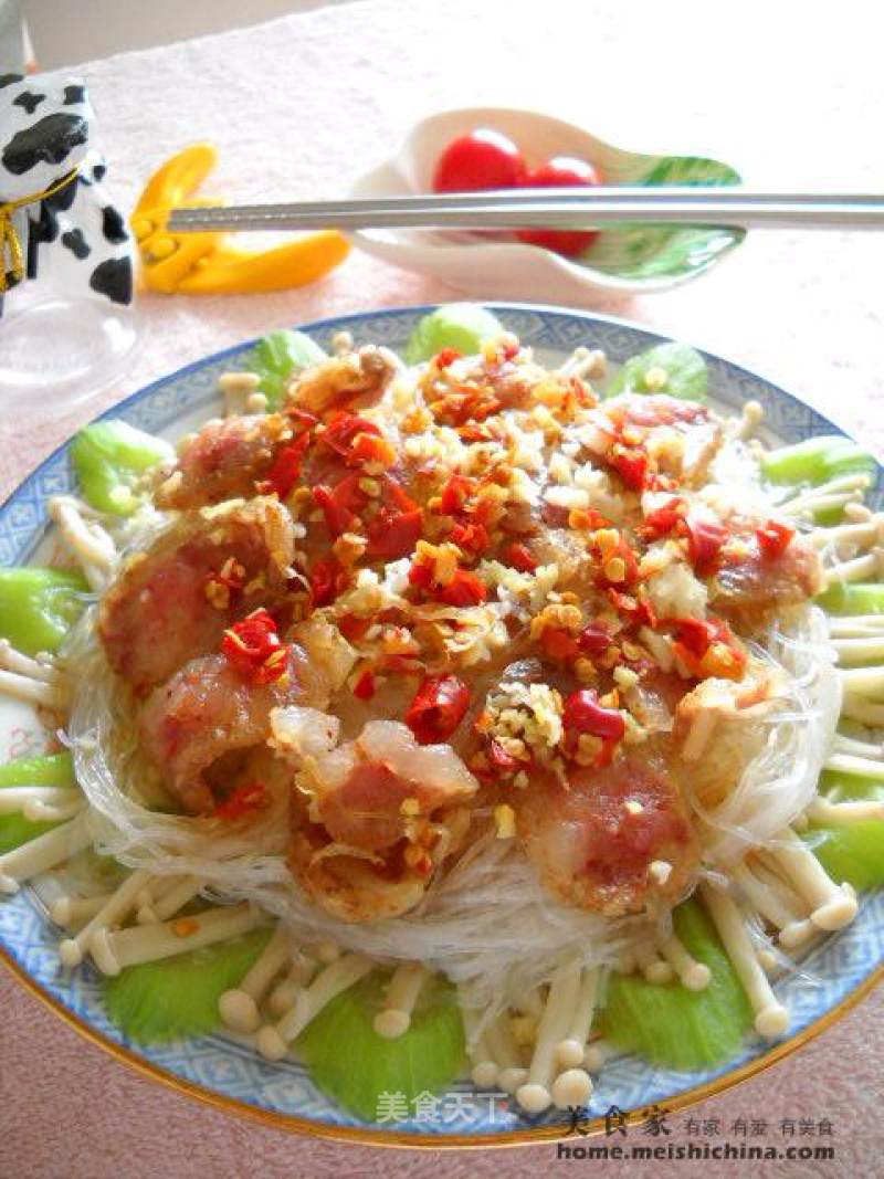 Steamed Golden Needle Vermicelli recipe