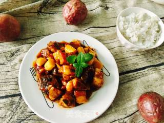 【guangdong】roasted Pork Ribs with Passion Fruit and Yam recipe