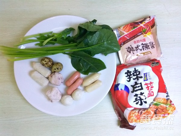 Assorted Boiled Instant Noodles recipe
