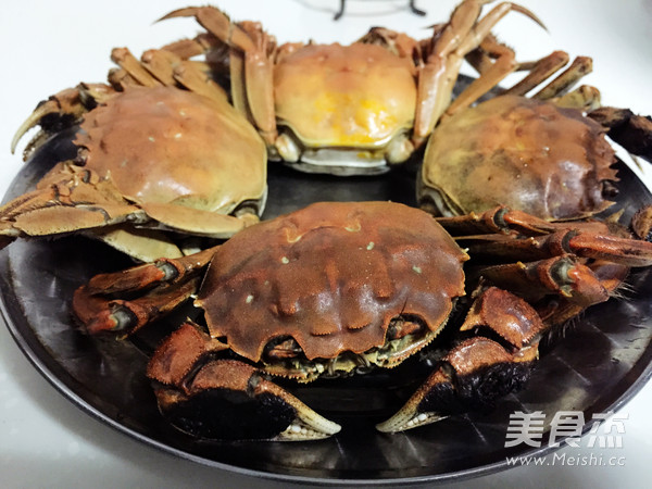 Steamed Hairy Crabs recipe