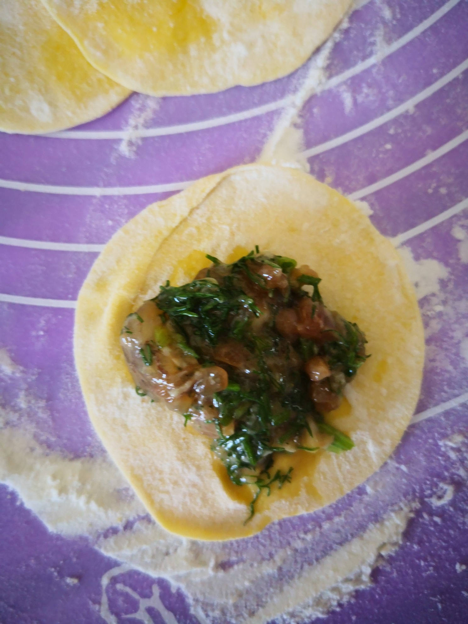 Pumpkin Noodle Dumplings recipe