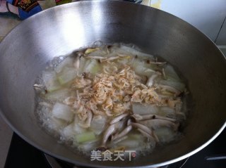 Crab Mushroom, Shrimp Skin and Winter Melon Soup recipe