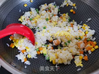 Fried Rice with Shrimp and Egg recipe