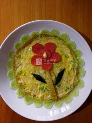 Omelette Flower recipe