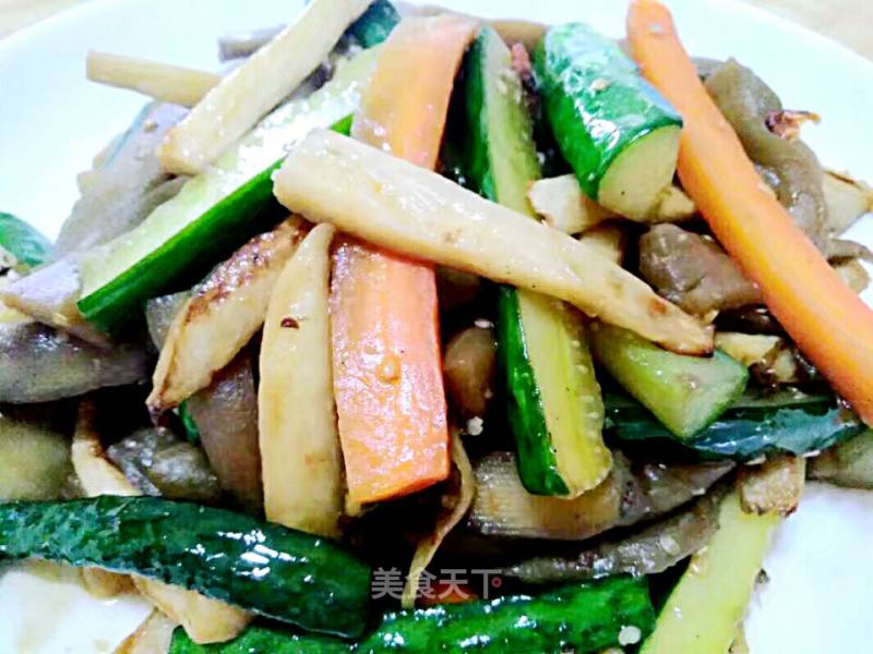 Stir-fried Assorted Pickles recipe