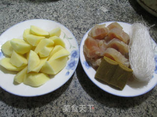 Beef Tendon Vermicelli Boiled Potatoes recipe