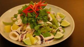 Thai Style Cold Squid recipe