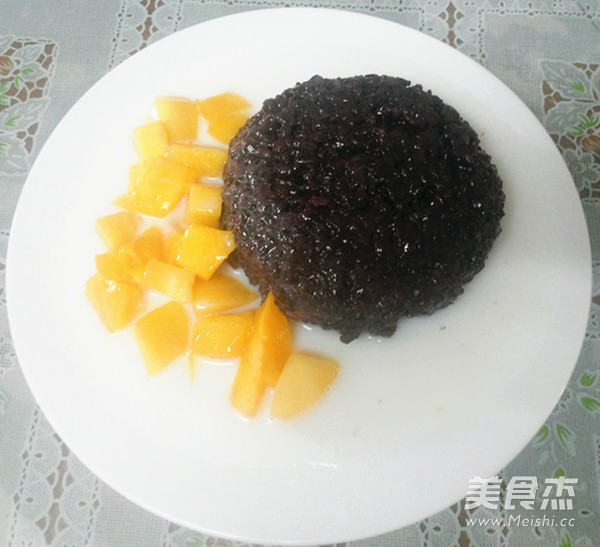 Mango Coconut Milk Black Rice Sauce recipe