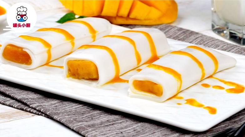 Coconut Mango Rice Rolls recipe