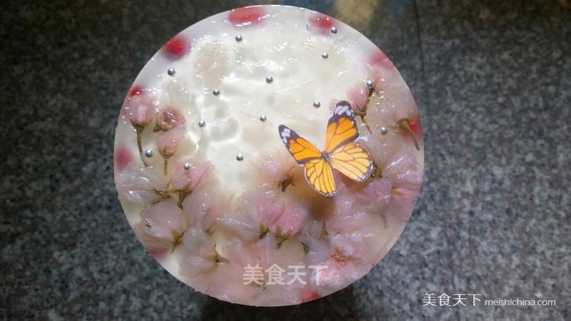 Sakura Mousse Cake (22 Steps without The Oven) recipe