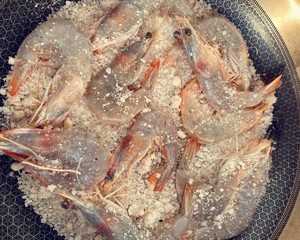 Salt Baked Prawns recipe
