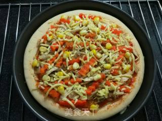 # Fourth Baking Contest and is Love to Eat Festival# Carrot, Corn and Chicken Pizza recipe