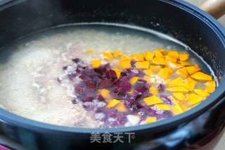 #trust之美#highland Barley Rice and Vegetable Porridge recipe