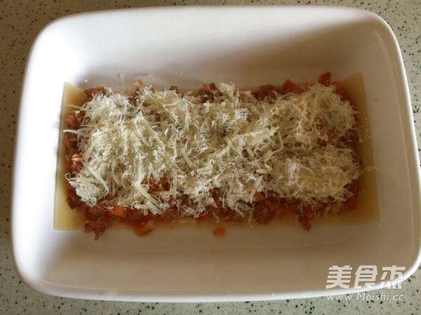 Parmesan Beef Lasagna recipe