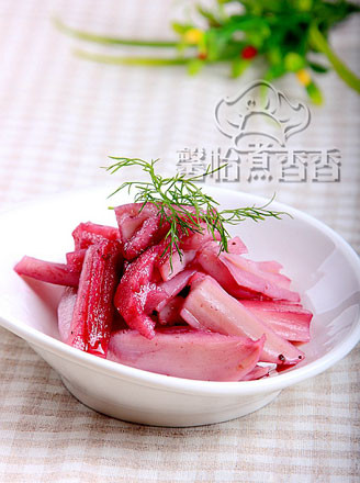 Blueberry Crispy Lotus Root recipe