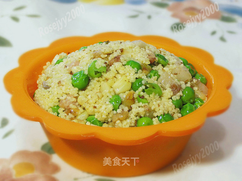 Instant Steamed Corn Shredded Couscous recipe