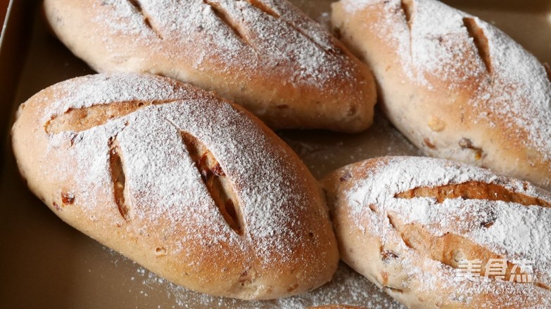 Raisin Walnut Whole Wheat Bun recipe