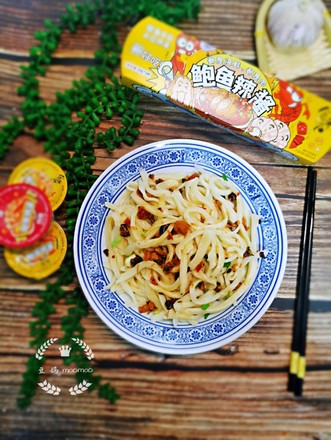 Abalone and Dried Scallop Noodles recipe