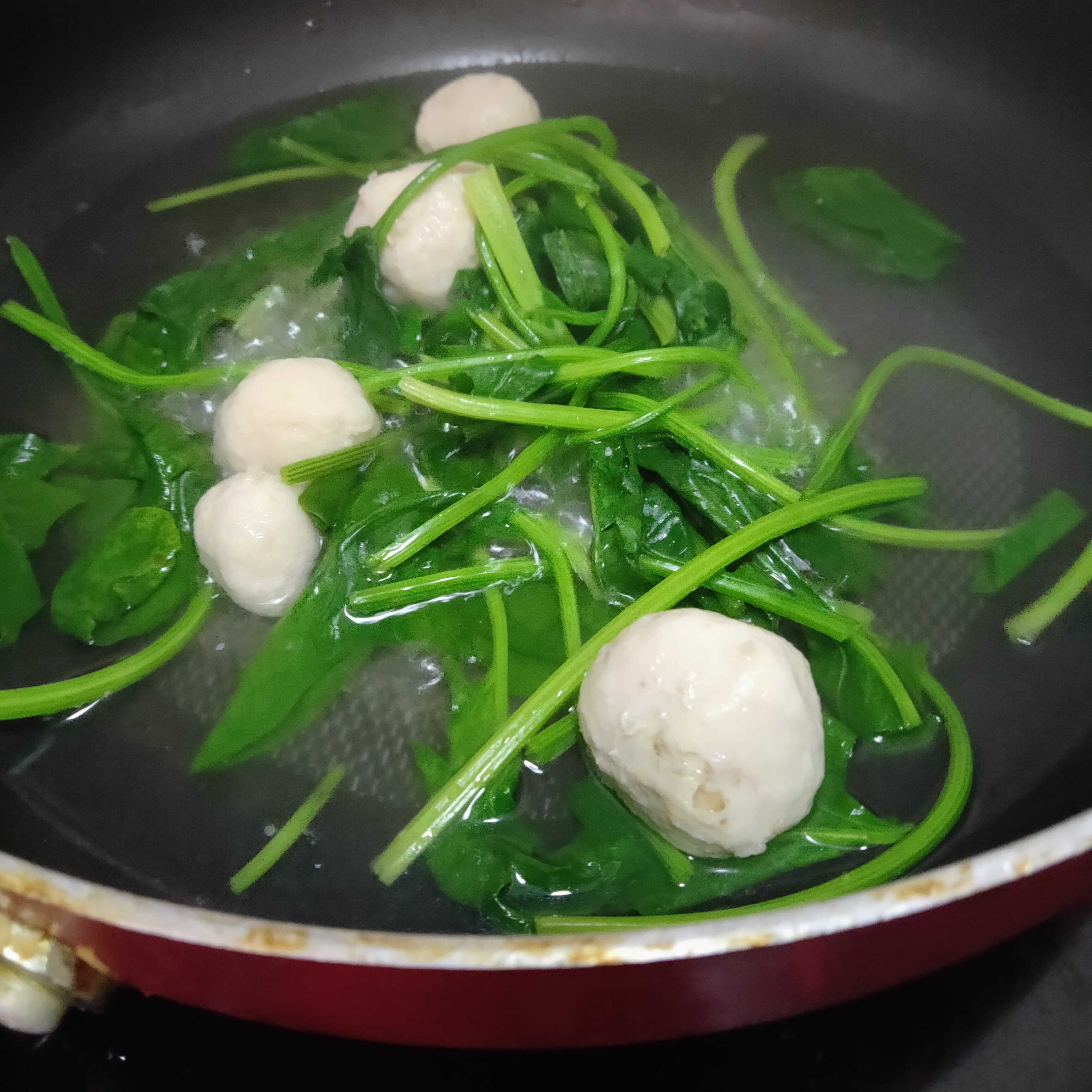 Spinach Meatball Soup recipe