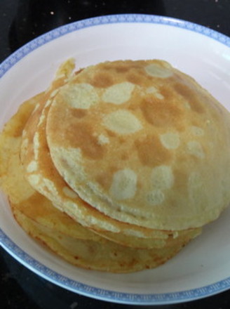 Potato Millet Egg Yolk Pancakes recipe