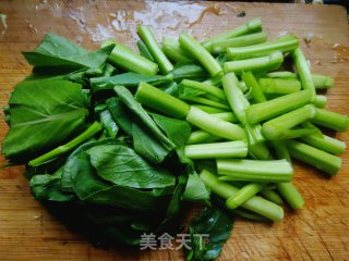 Stir Fried Fungus with Vegetable Core recipe