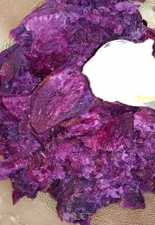 Cheese Purple Potato Mashed recipe