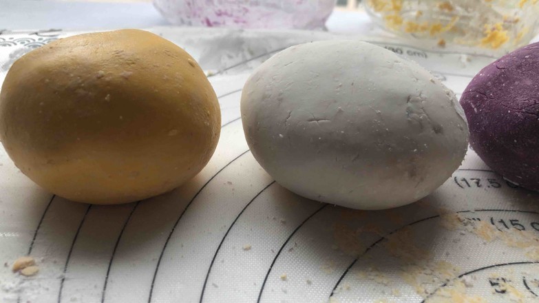 Three-color Taro Balls recipe