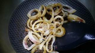 Black Pepper Three Color Squid Ring recipe