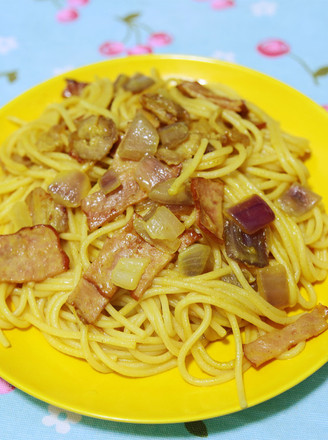 Curry Bacon Pasta recipe