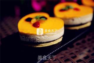 #aca烤明星大赛#five-color Oreo Mango Mousse Cake recipe