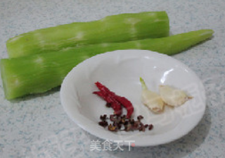 Lettuce Mixed with Pepper Oil recipe